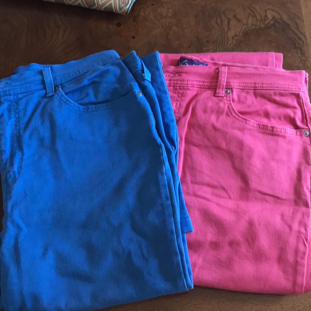 Gloria Vanderbilt colored jeans bundle